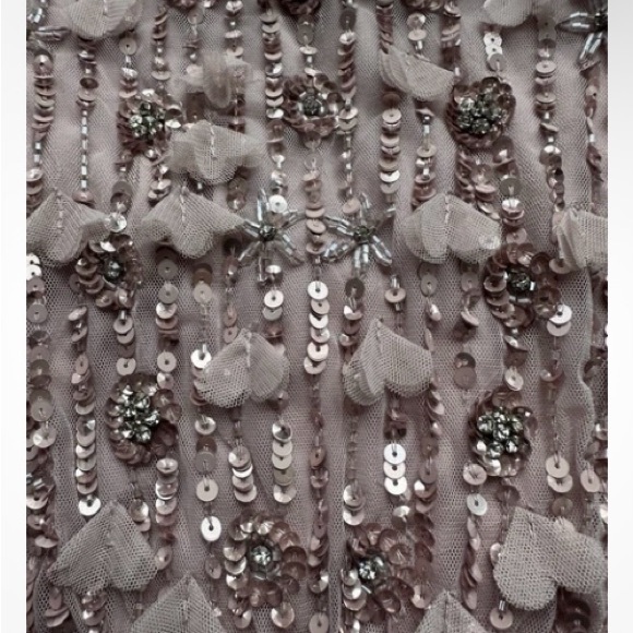 Mac Duggal Pink Embellished Midi Dress - Picture 6 of 7